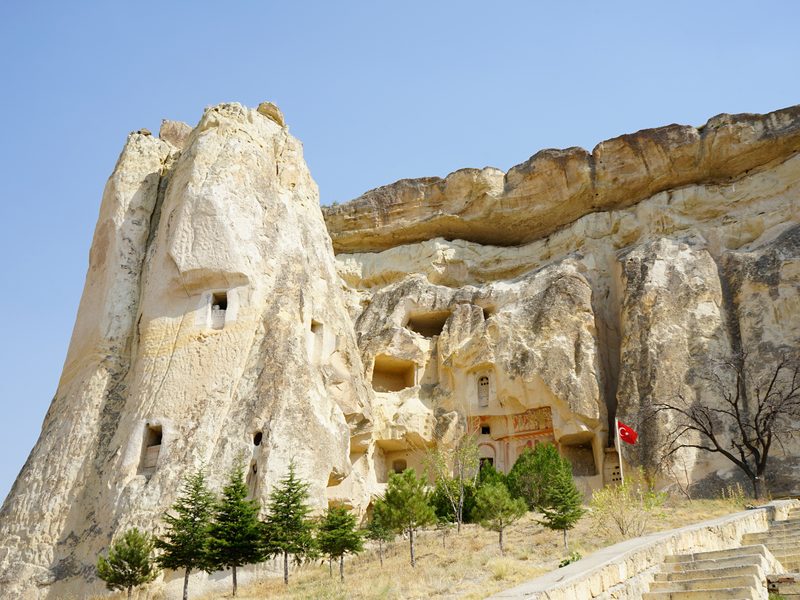 Çavuşin church and cave village